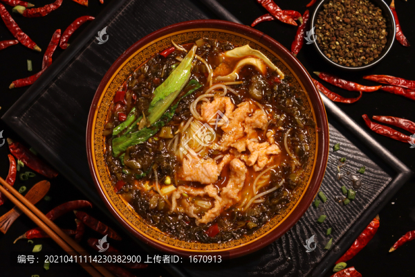 酸菜肉絲米線