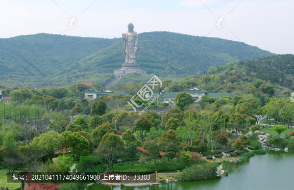 無錫靈山大佛遠景