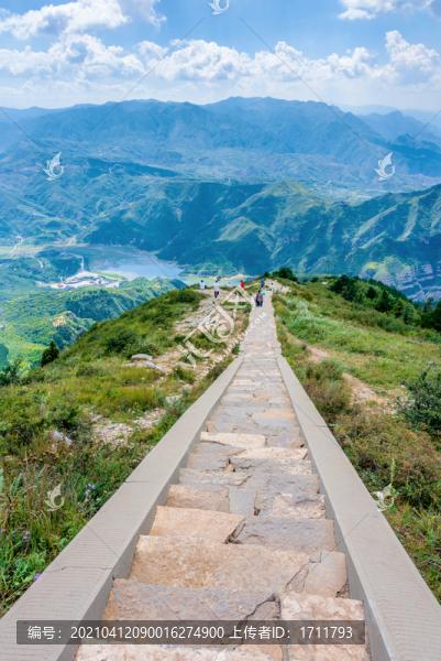 山西大同北岳恒山天峰嶺