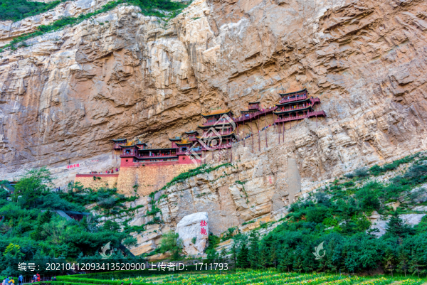 中國山西大同北岳恒山懸空寺