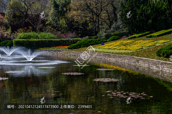 上海中山公園春天