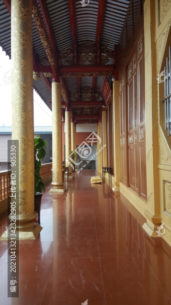 古建寺廟走廊裝修設(shè)計(jì)實(shí)景