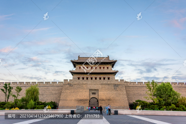 中國(guó)山西大同古城清遠(yuǎn)門
