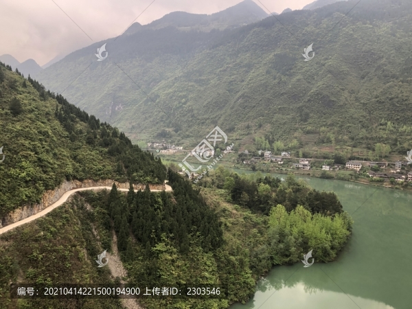 美麗的山村