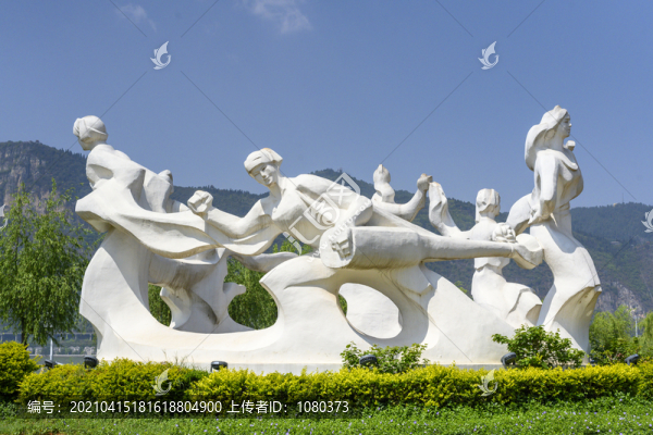 海埂公園雕塑人像