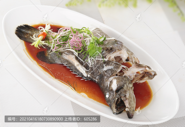 清蒸斑魚
