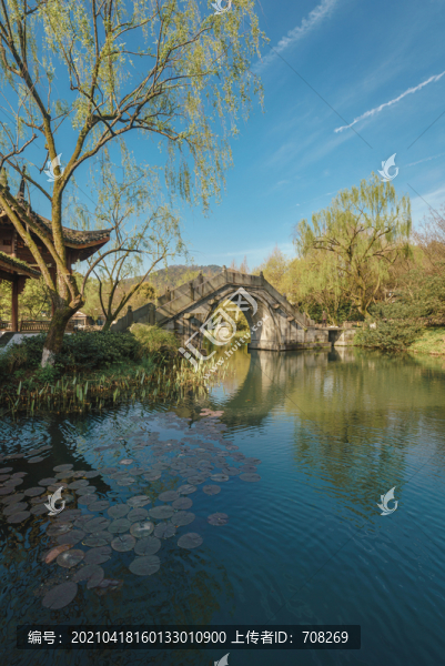 杭州西湖浴鵠灣景區(qū)自然風(fēng)景