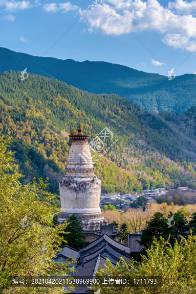 中國山西忻州五臺山風(fēng)光
