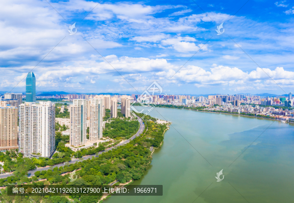惠州市東江沿岸城市風(fēng)光