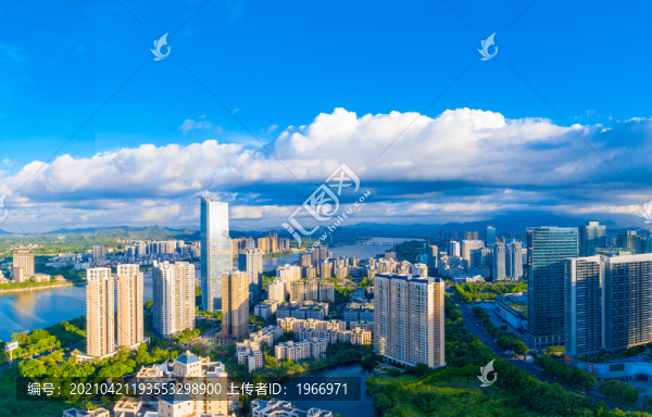 惠州市東江沿岸城市風(fēng)光