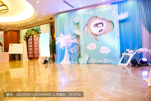 婚禮簽到合影區(qū)
