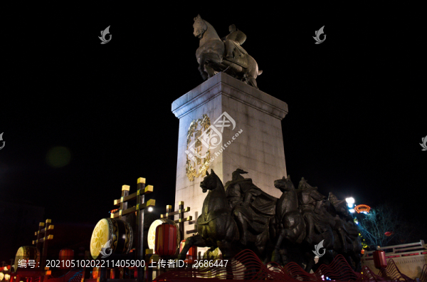 西安大唐不夜城華麗夜景