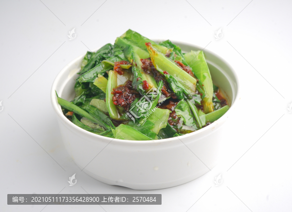 小碗菜清炒油麥菜