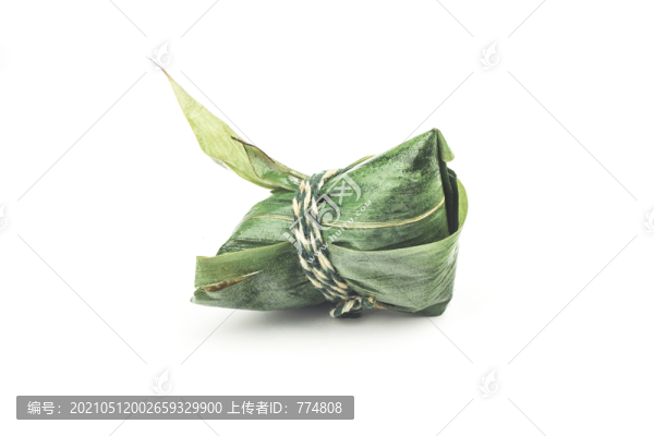 蒸熟粽子