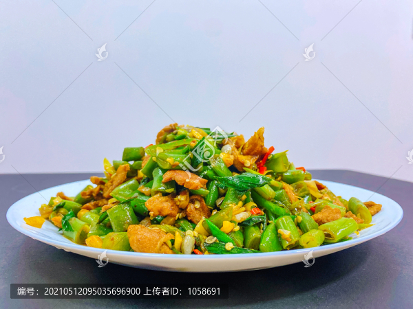 四季豆炒肉