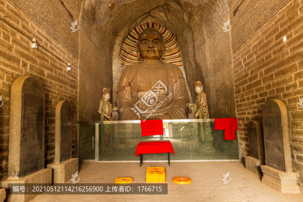 中國(guó)山西太原凈因寺土堂大佛