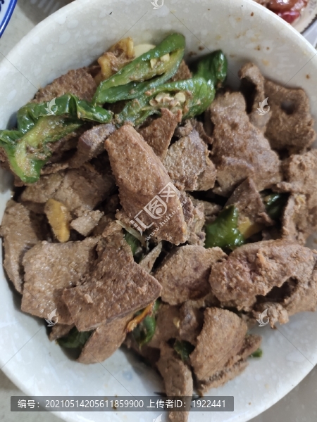 青椒炒豬肝