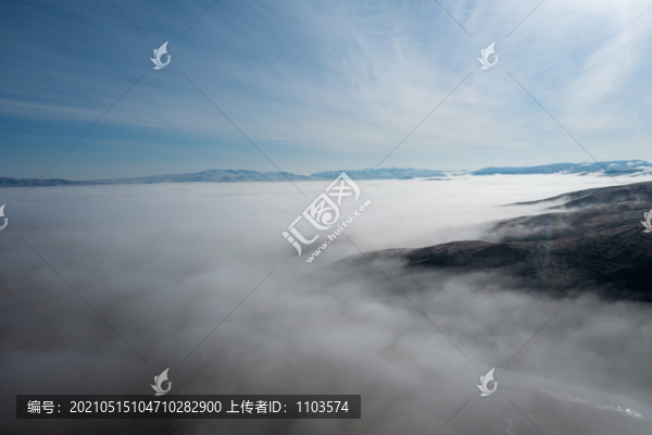 西藏那曲317國(guó)道旁的云海20