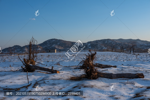 鄉(xiāng)村田園雪地風(fēng)光