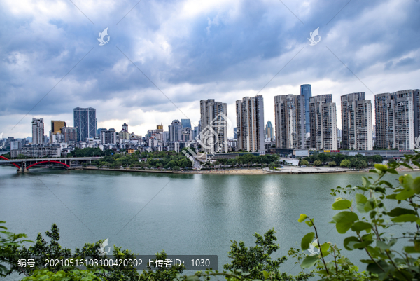 城市江景建筑