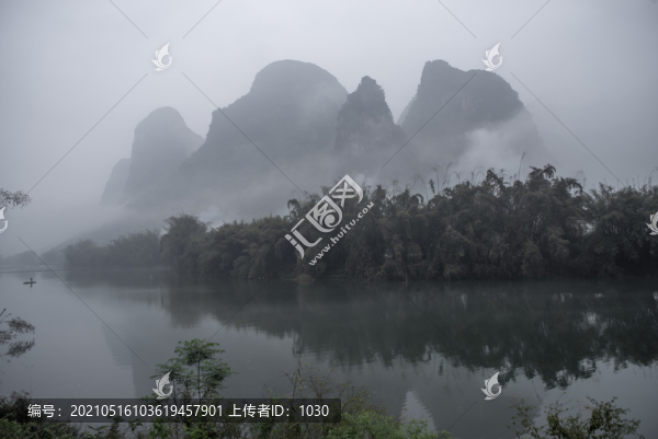 山水煙墨意境