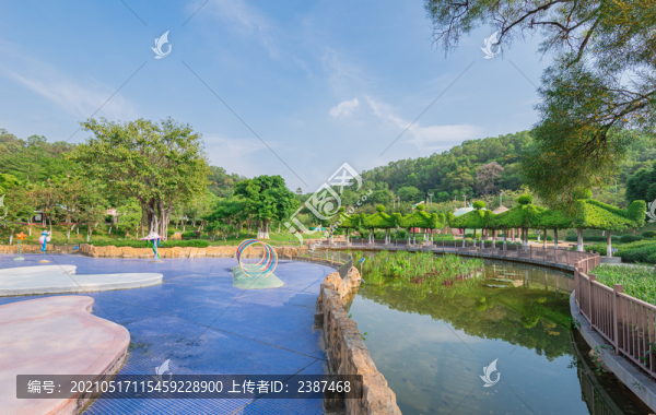 廣州市番禺兒童公園內的夏天