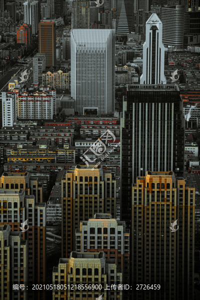 城市黃昏