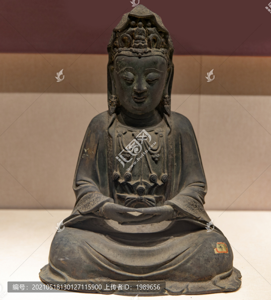 明代菩薩銅像