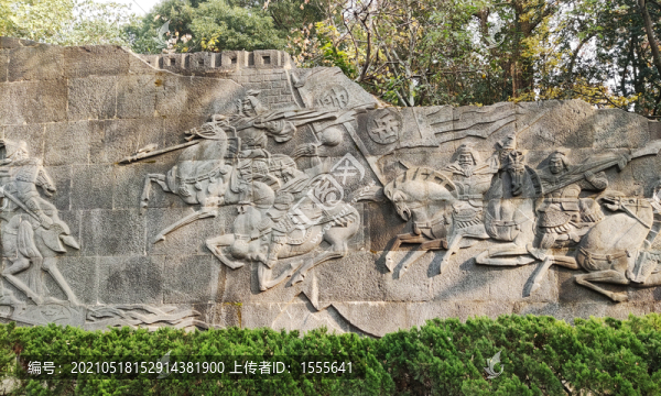 岳飛抗金浮雕