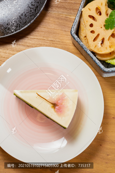抹茶櫻花蛋糕