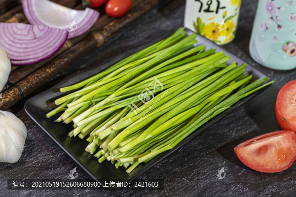 烤韭菜