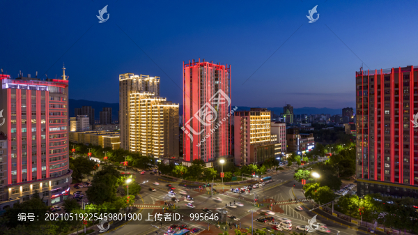 山西運(yùn)城夜景