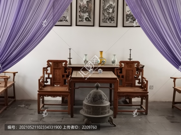 蘅蕪苑內(nèi)部陳設(shè)