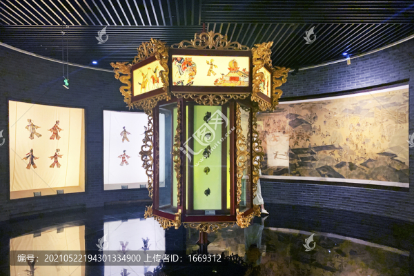 四川博物院皮影戲展廳