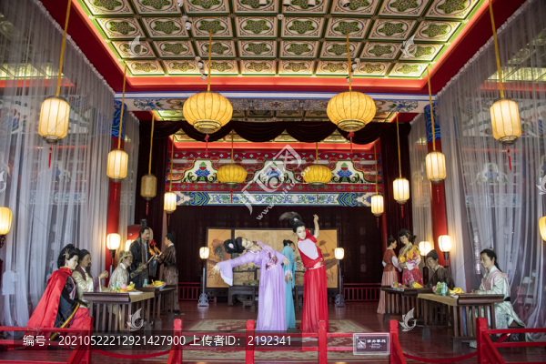 王勃作滕王閣序場景復(fù)原