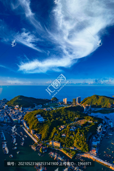 廣東陽江海陵島全景