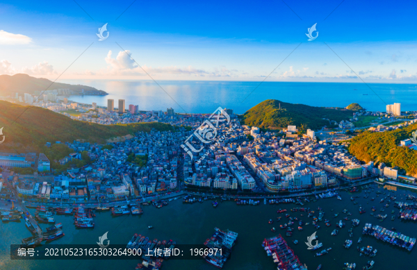 廣東陽江海陵島全景