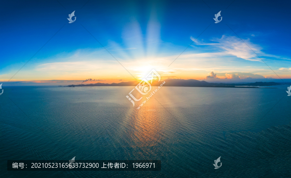 廣東陽江海陵島落日