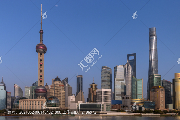 上海外灘建筑群攝影圖