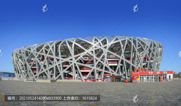 北京鳥巢售票處全景