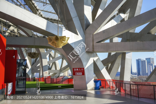 鳥巢體育場鋼鐵森林