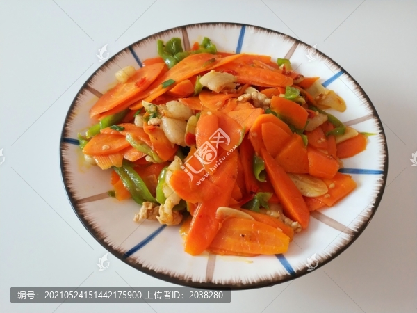 家常菜胡蘿卜炒肉