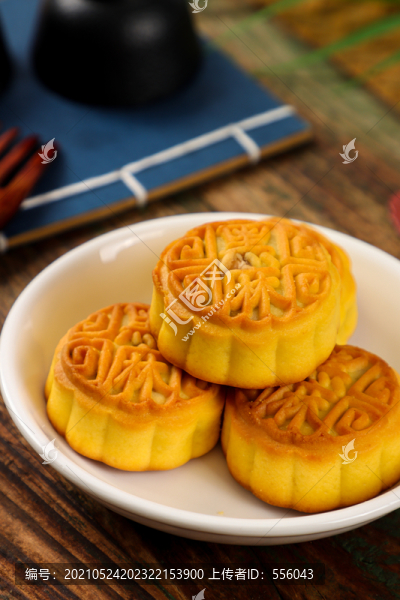 黑芝麻月餅