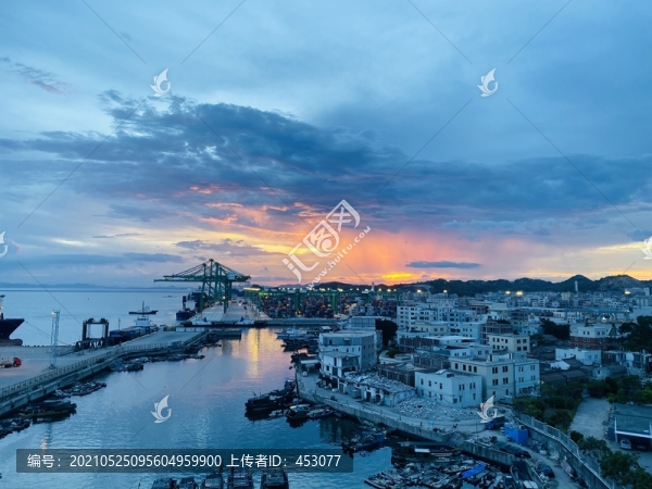 夕陽碼頭