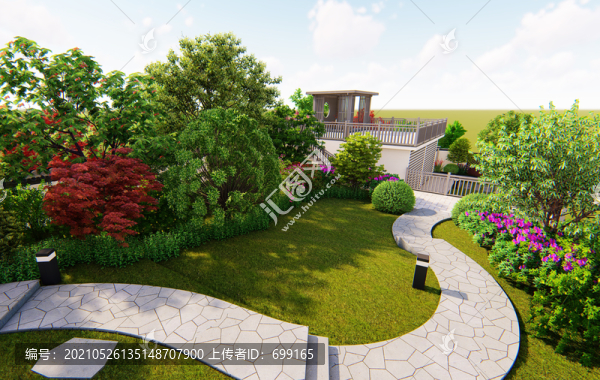 私家花園景觀園林圖