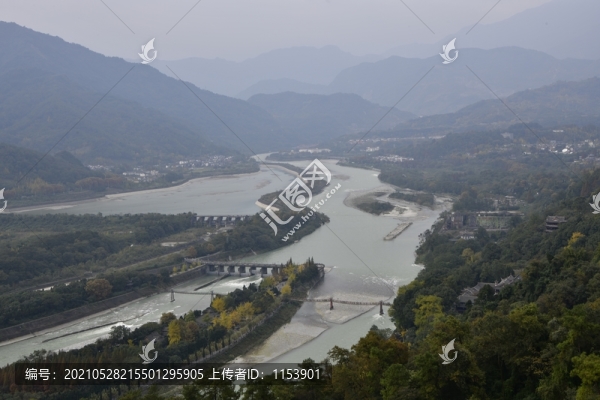 都江堰俯瞰