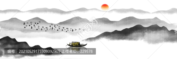 中國風(fēng)山水畫