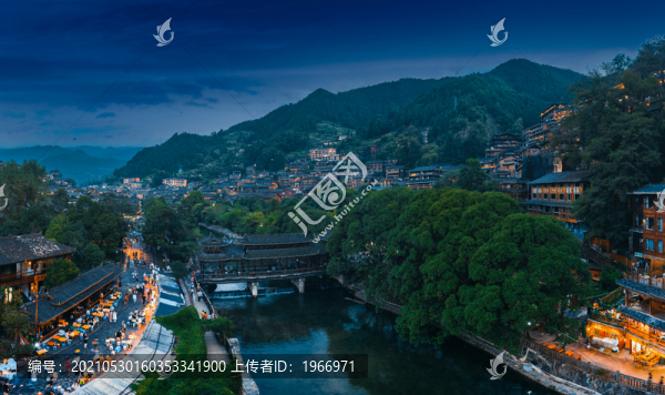 貴州西江千戶苗寨夜景