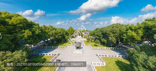 中國蘇州虎丘山的周王子吳鼎