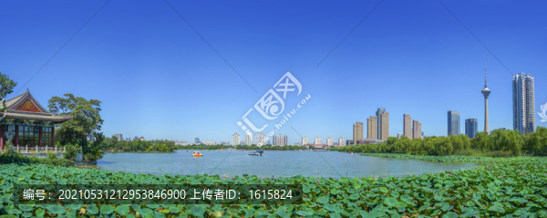 天津水上公園大畫幅